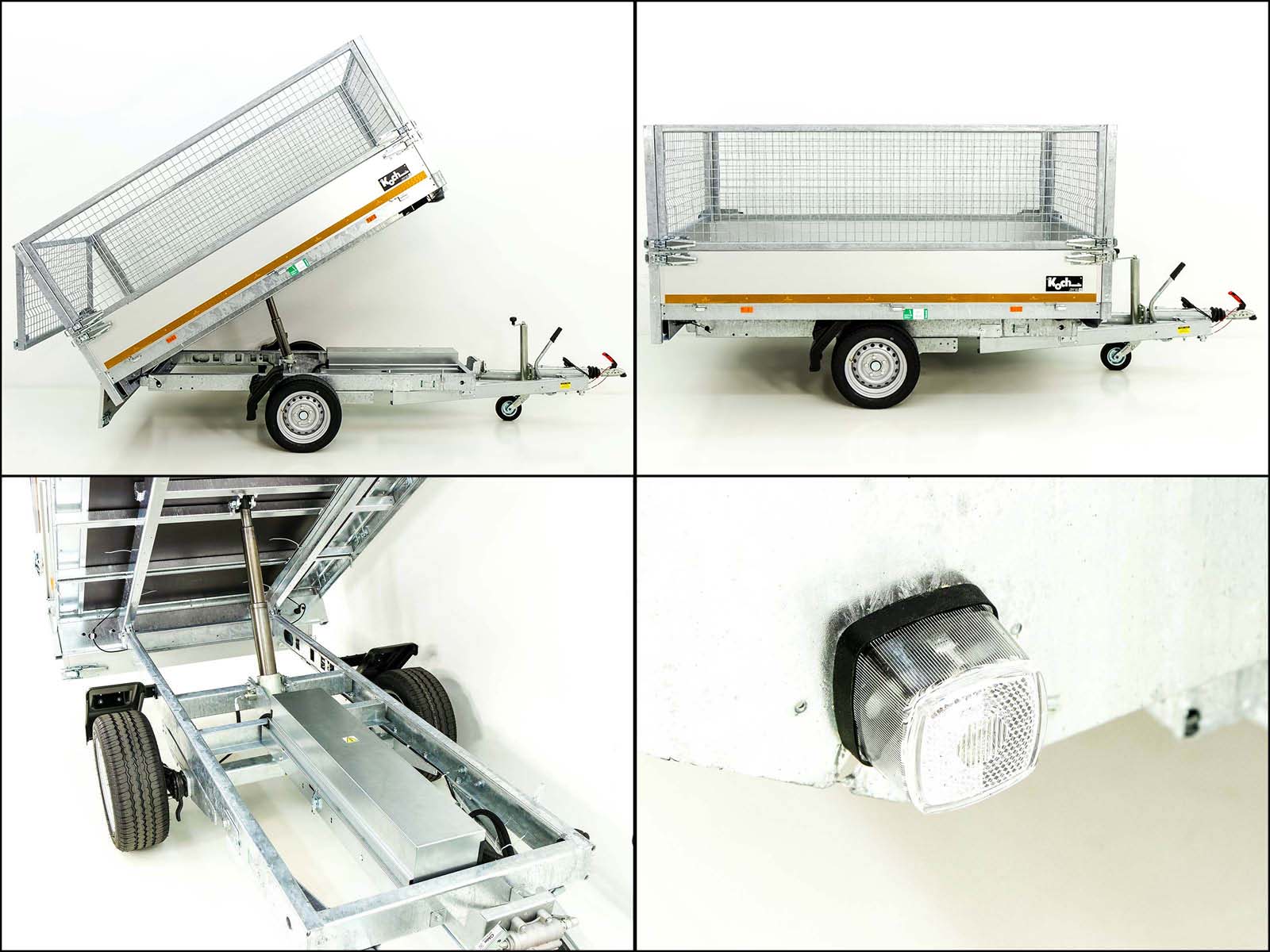 Eduard Heckkipper 150x256cm 1,8t | E+Hand Pumpe | Gitter 70cm-Neu – Bild 2