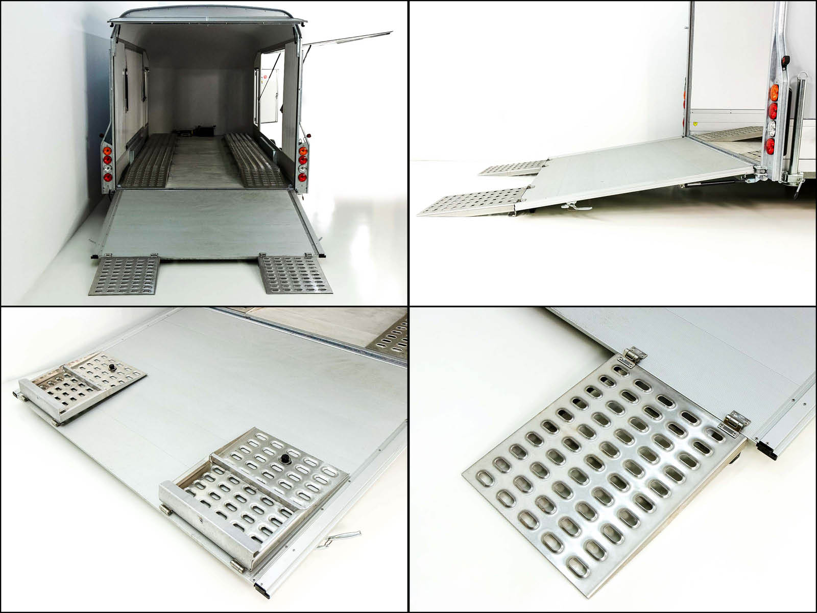 Debon Kofferanhänger Roadster C1000 200x500x200 cm 3,5t schwarz | E-Winde | Erhöhungsrampen-Neu – Bild 5