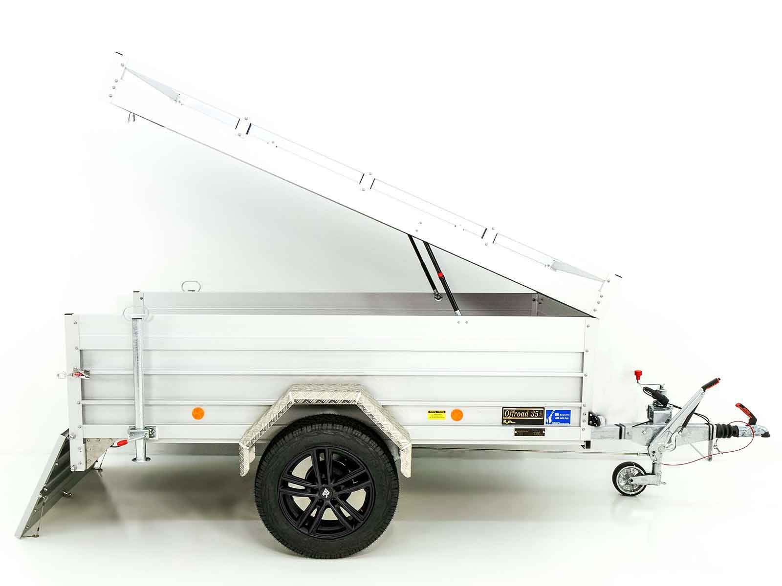 Deckelanhänger „CROSSLINE“ 125x250cm 1300kg | Höhe 65cm | Typ 4.13-Neu – Bild 5