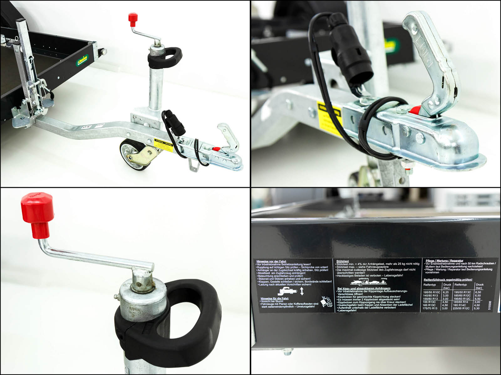 Unsinn Absenkanhänger AS 826- 155x260cm 750kg-Neu – Bild 3