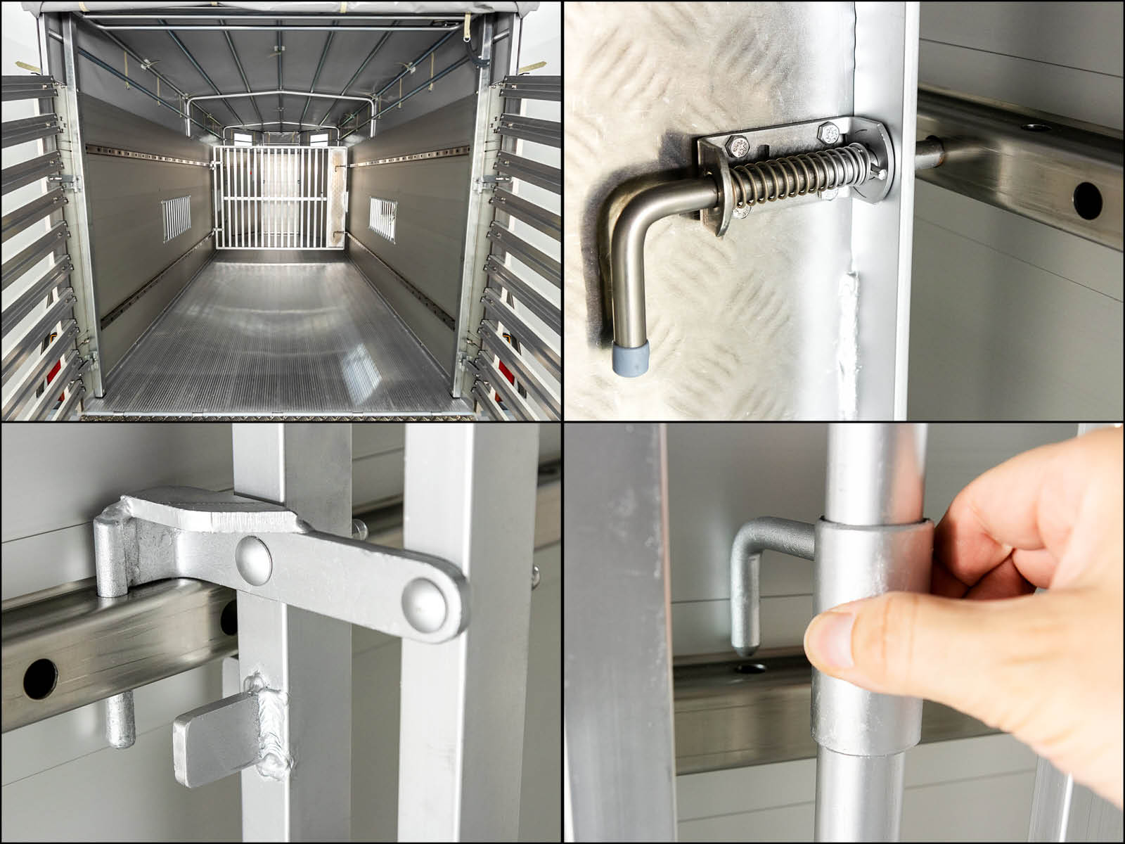 Alf Profi Viehanhänger 185×450 cm Höhe: 185 cm 3,5t-Neu – Bild 2