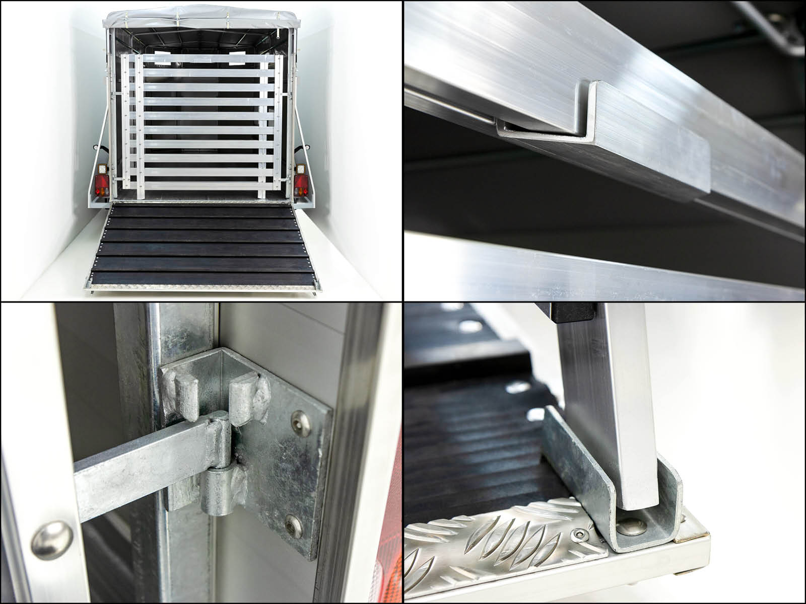 Alf Profi Viehanhänger 185×450 cm Höhe: 185 cm 3,5t-Neu – Bild 3