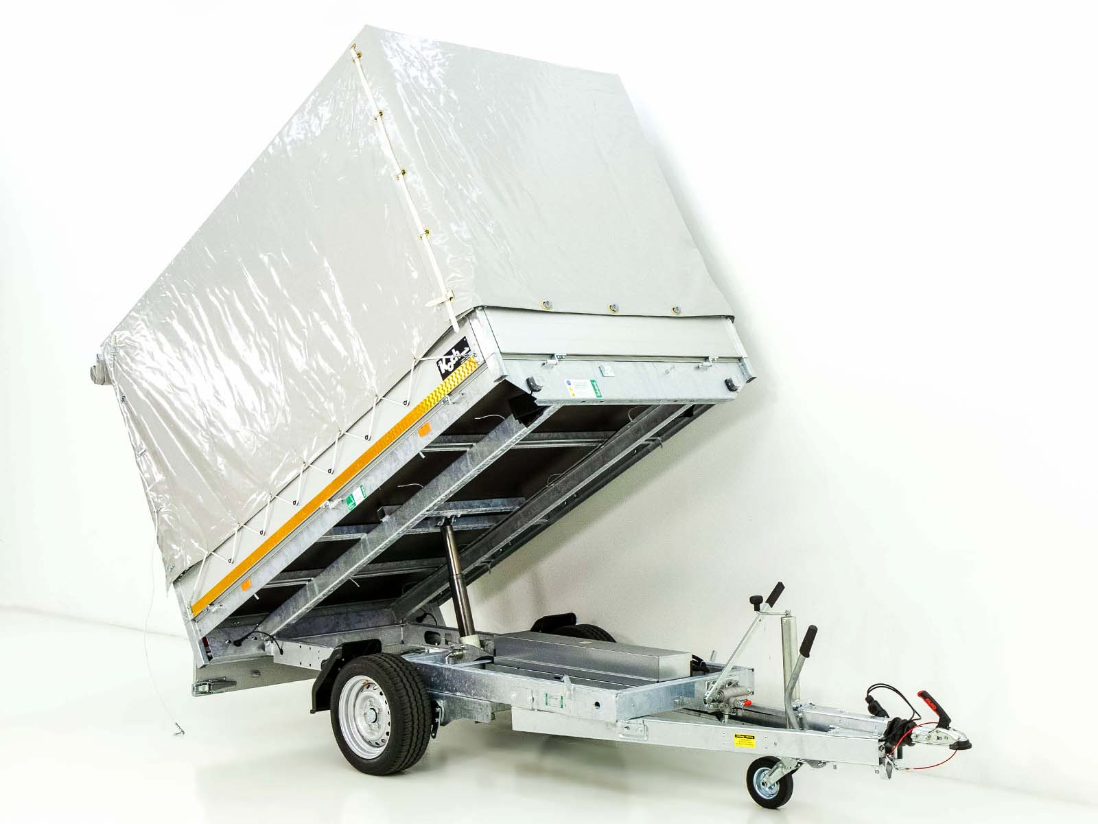 Eduard Heckkipper 150x256cm 1,8t | E+Hand Pumpe | Hochplane 160cm-Neu – Bild 6