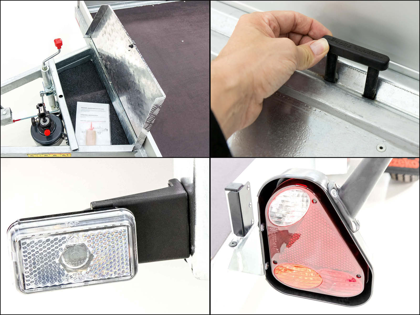 Vezeko Absenkanhänger 127×246 cm 1,0 t-Neu – Bild 3