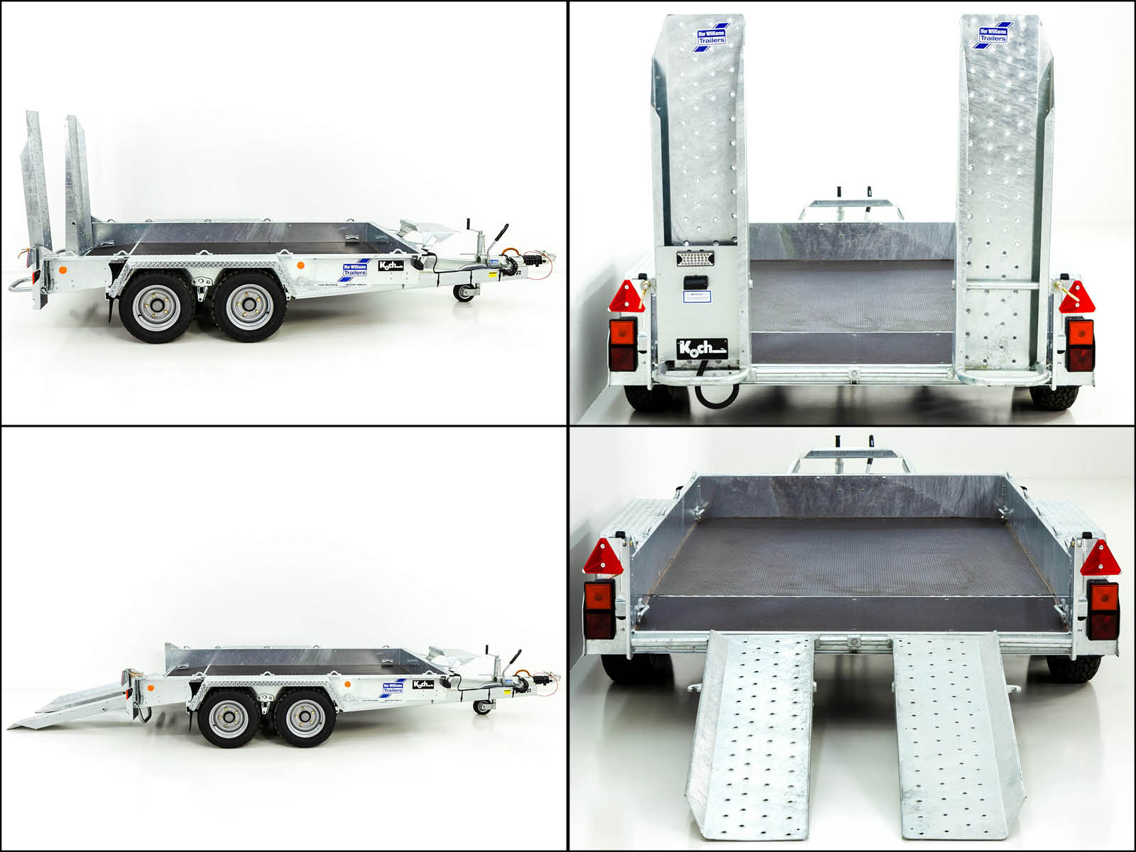 Ifor Williams Baumaschinenanhänger GH1054 163×305 3,5t | Einzelrampen-Neu – Bild 3
