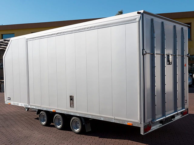 Vezeko Autotrailer Cargo Race Master 230×550 cm H210 cm 3,5t | E-Winde | silber-Neu – Bild 3