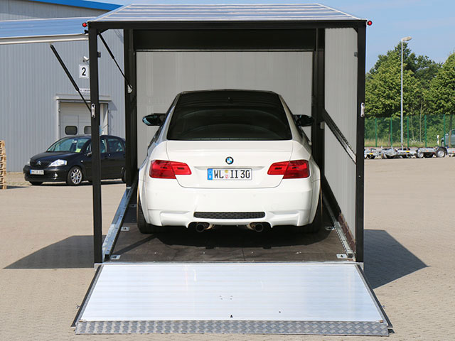 Vezeko Autotrailer Cargo Race Master 230×550 cm H210 cm 3,5t | E-Winde | silber-Neu – Bild 5