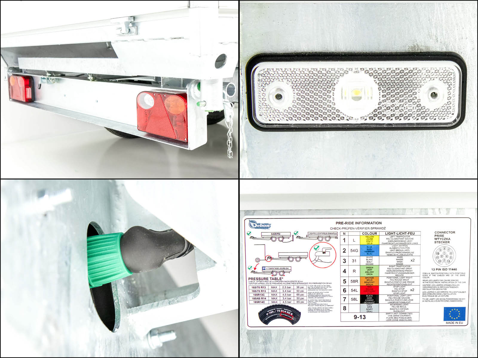 Debon Dreiseitenkipper 180x306cm 2,6t | E-Pumpe-Neu – Bild 4