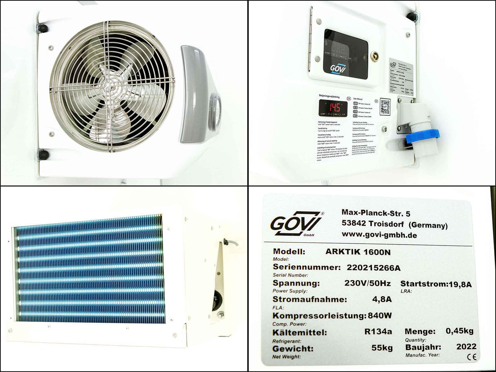 Variant Kühlanhänger 158×295 cm Höhe:190cm 2,0t-Neu – Bild 3