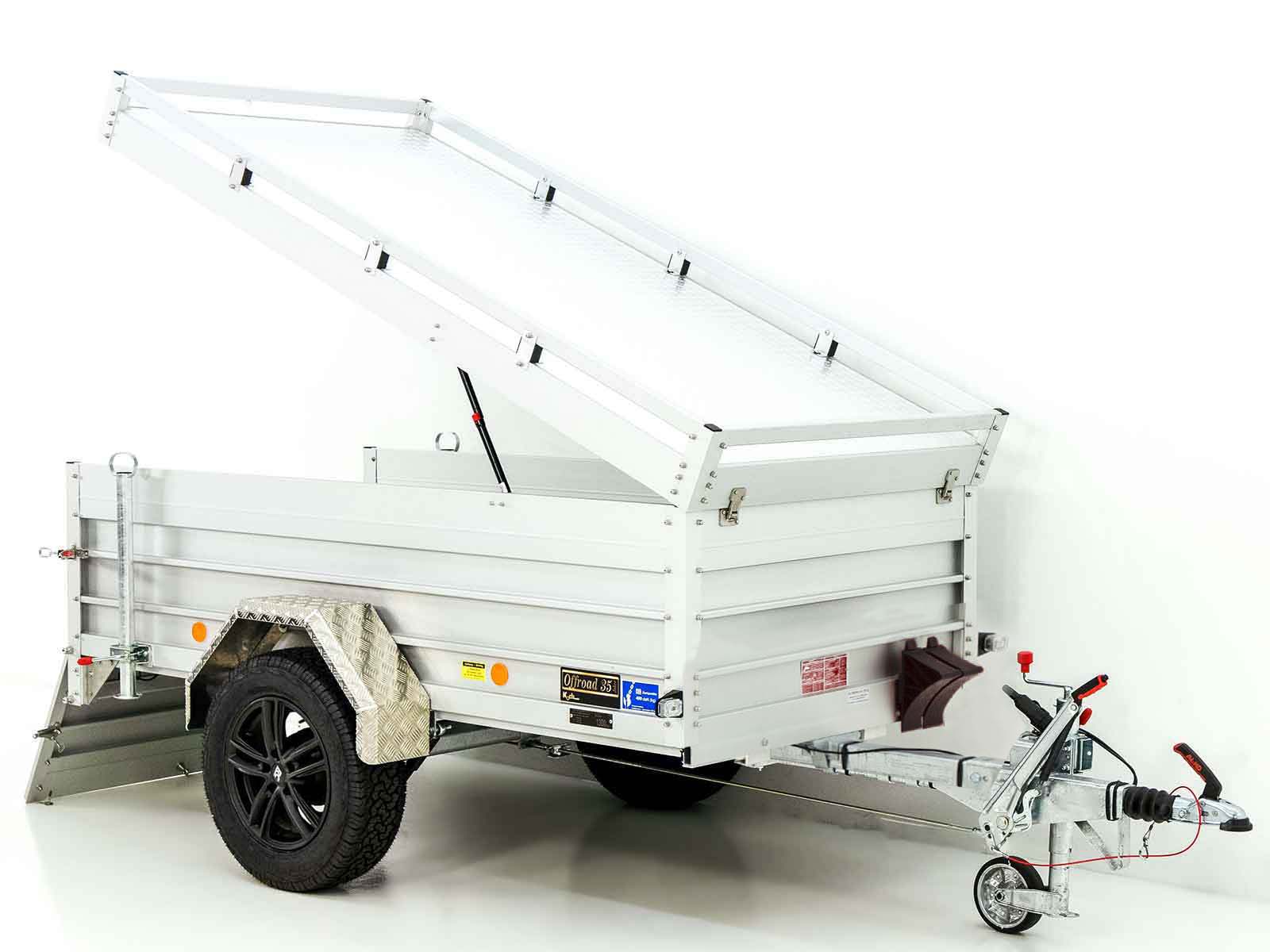 Deckelanhänger „CROSSLINE“ 125x250cm 1300kg | Höhe 65cm Typ 4.13-Neu – Bild 2