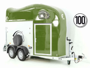 Cheval Liberte Pferdeanhänger GOLD One 1,5er | Pullman-Fahrwerk | olivgrün-Neu