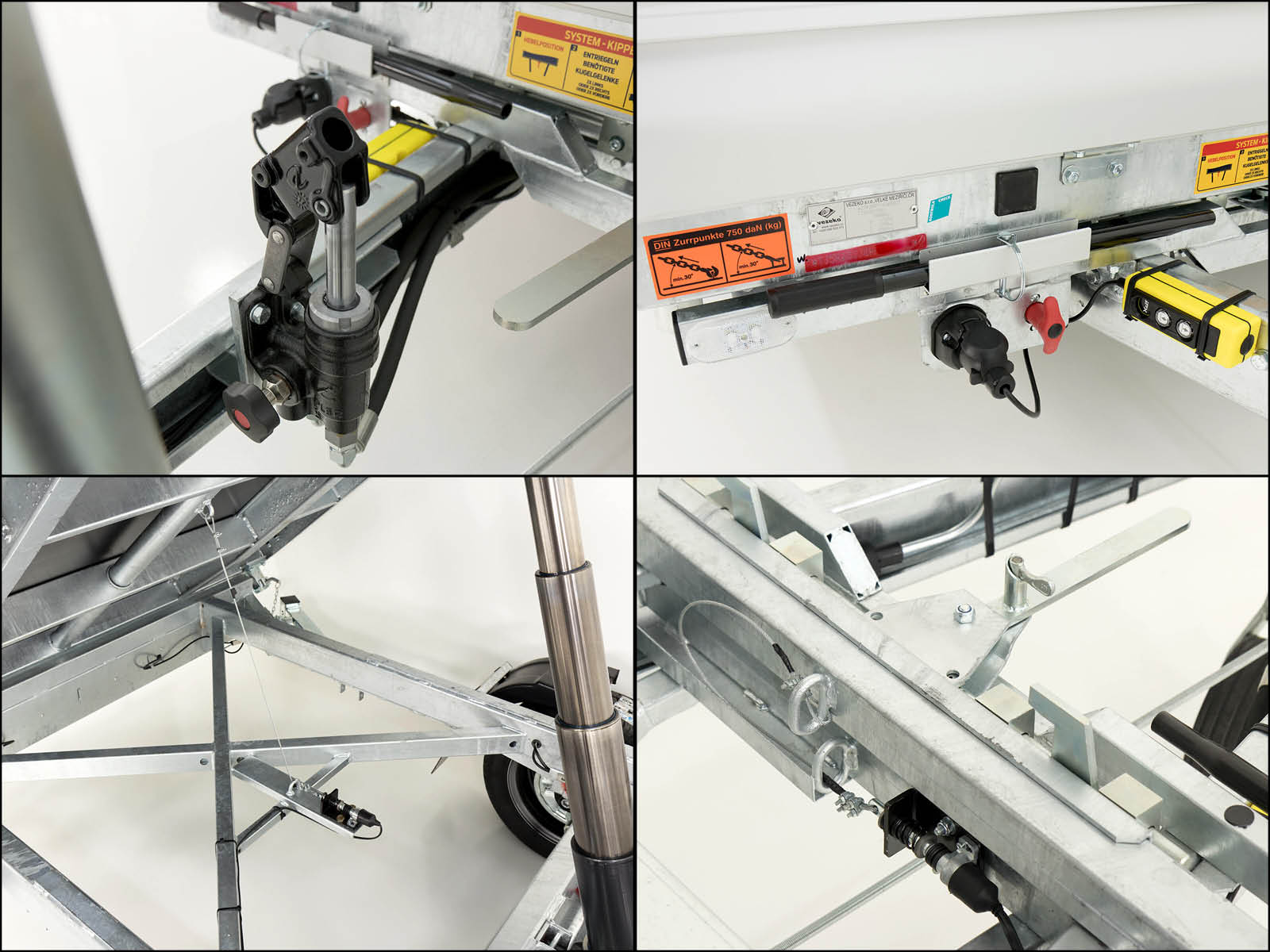 Vezeko Multidreiseitenkipper VMDK35.3 | 185x350cm 3,5t | Ladefläche kippbar | Hochplane 200cm-Neu – Bild 5