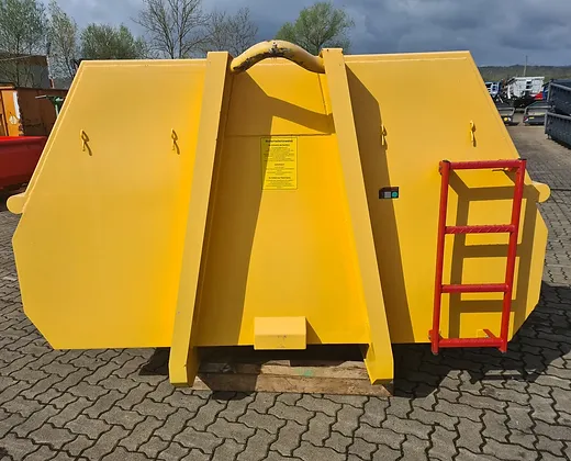 Roll-Off-Container mit gelben Doppelflügeltüren (13 m³)-Neu – Bild 3