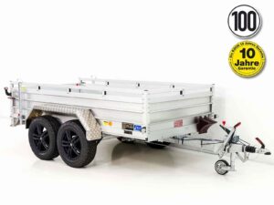 Anhänger „CROSSLINE“ 150×300 cm 2600 kg | Höhe 60 cm | Aluboden | Typ 7.26-Neu