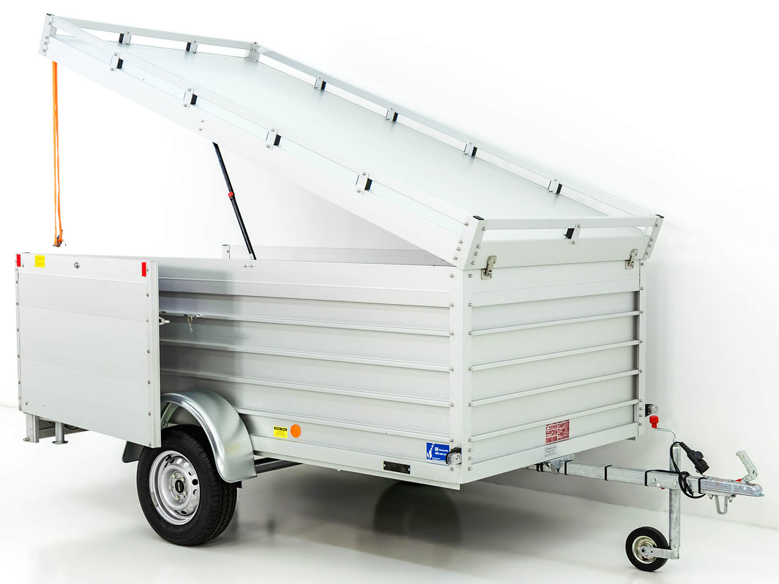 Deckelanhänger 150x300cm Höhe: 95cm 750kg | Typ U7 | Seitentür-Neu – Bild 2