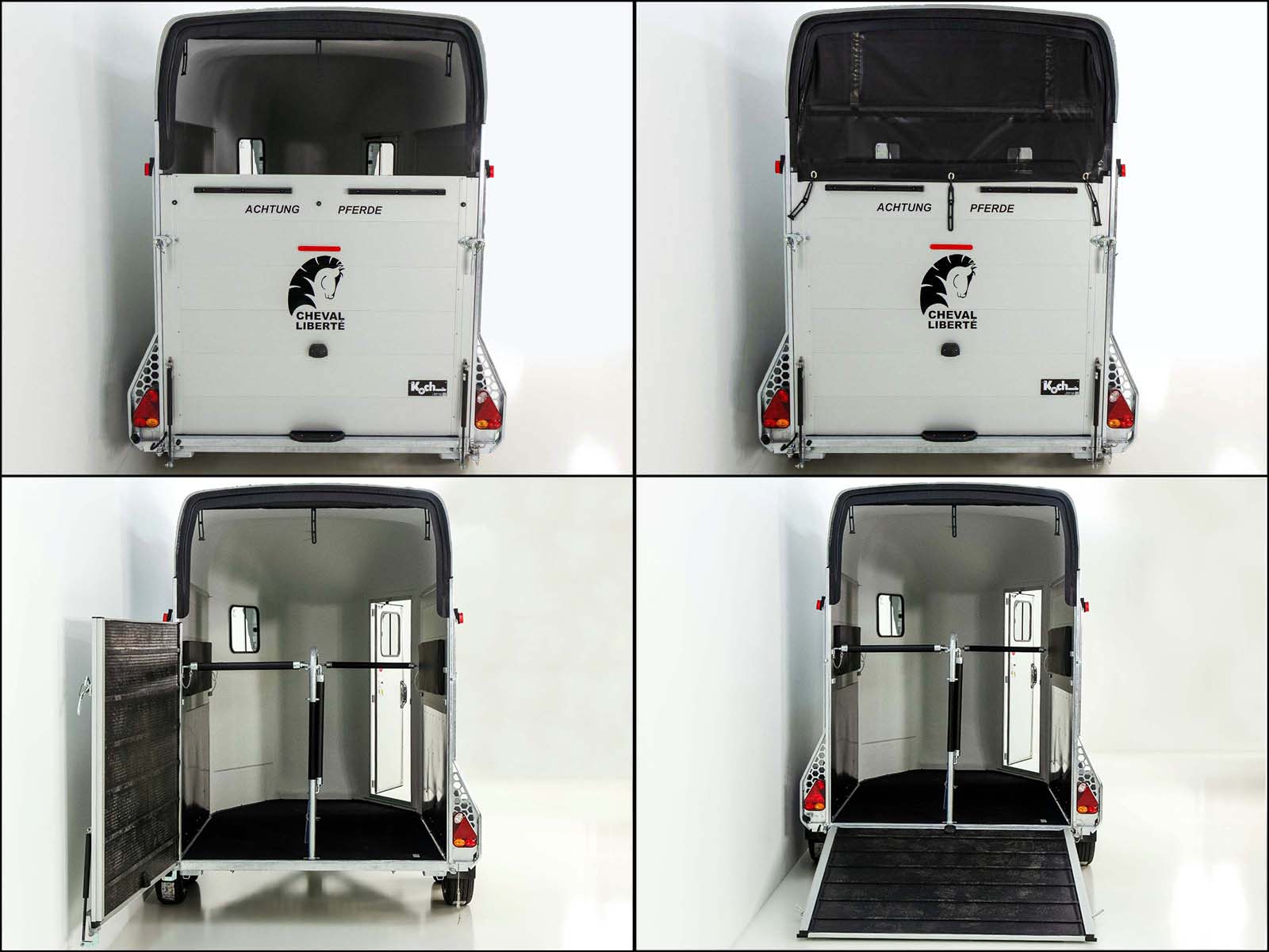 Cheval Liberte Pferdeanhänger GOLD Origins | schwarz-Neu – Bild 5