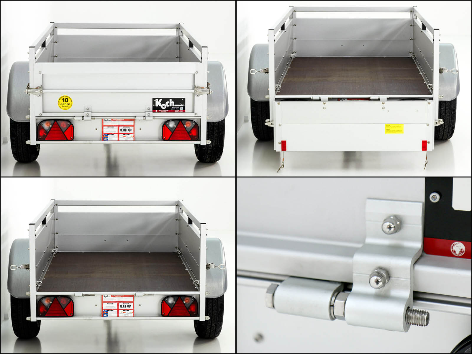 Anhänger mit Plane 105x205cm 750kg | Typ U2 | Flachplane Profi Elfenbein beige-Neu – Bild 6