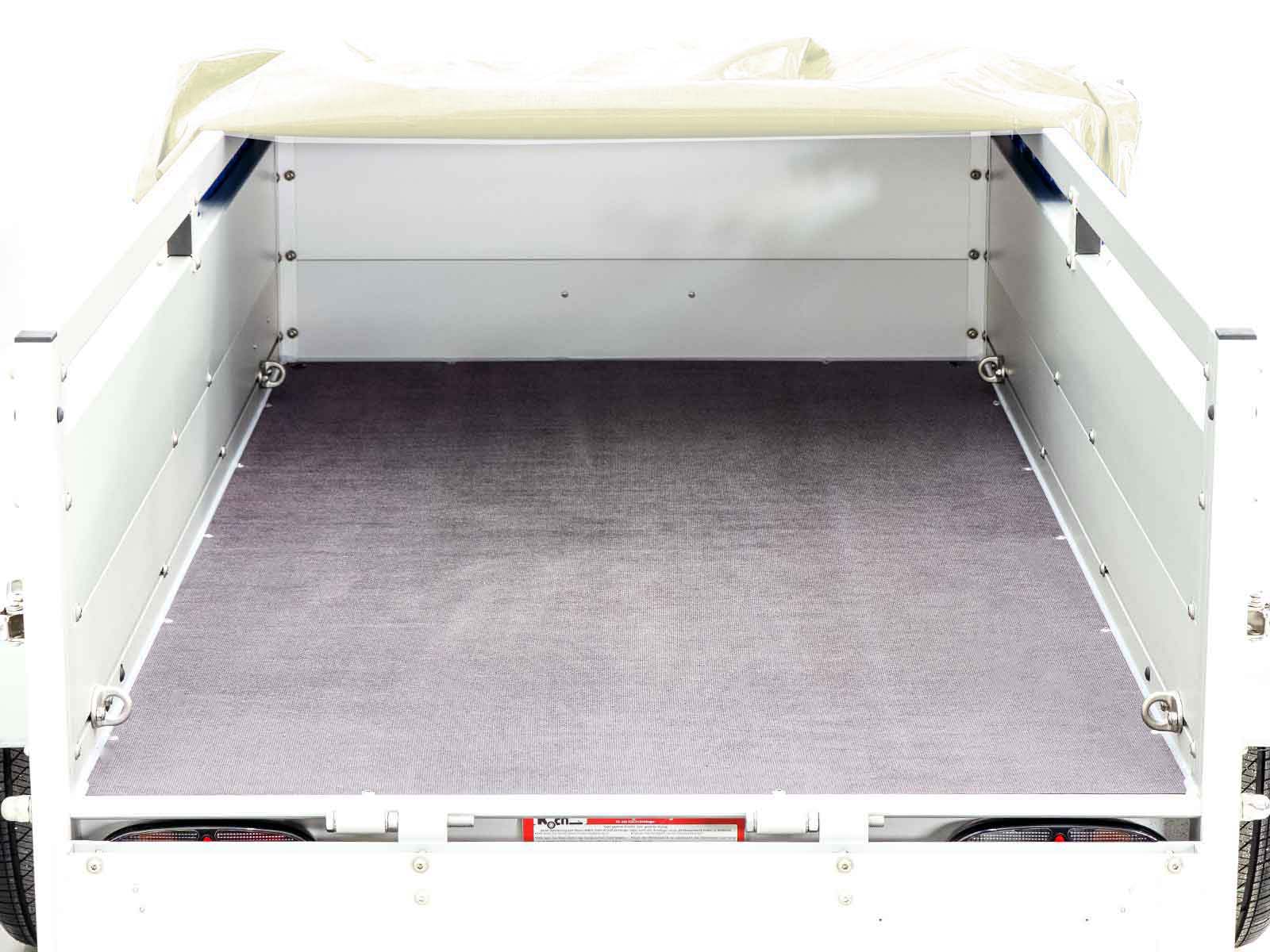 Anhänger mit Plane 105x205cm 750kg | Typ U2 | Flachplane Profi Elfenbein beige-Neu – Bild 3