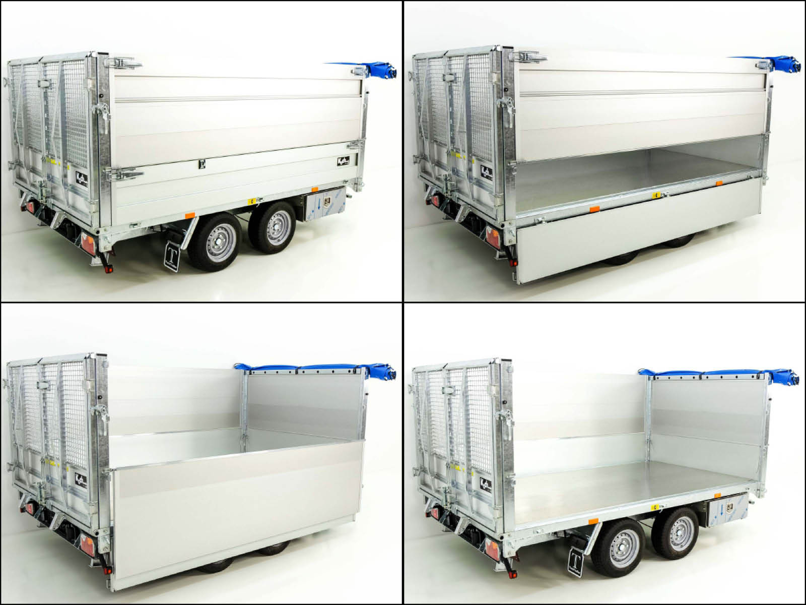 Twintrailer Multi-Heckkipper TT30-30 3,0t | 183x309x40/BWA80cm | Tandem | LED-Neu – Bild 2