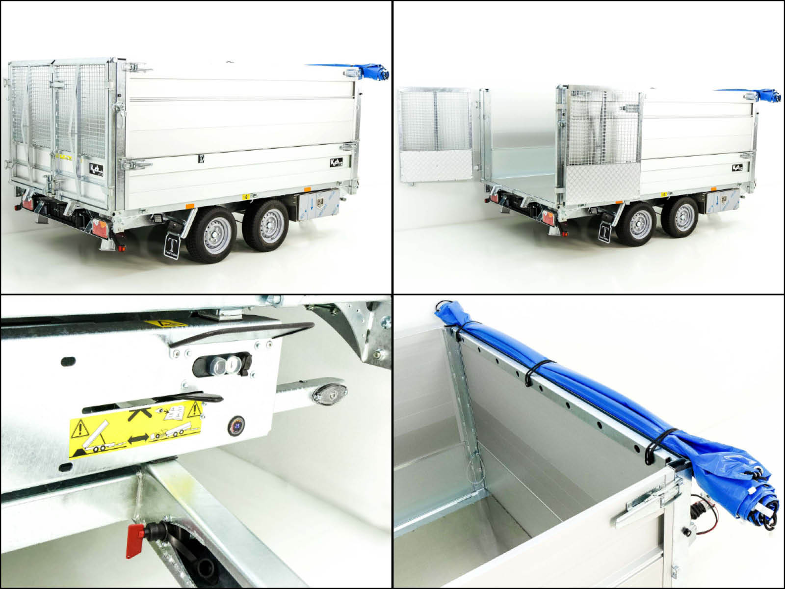 Twintrailer Multi-Heckkipper TT30-30 3,0t | 183x309x40/BWA80cm | Tandem | LED-Neu – Bild 3