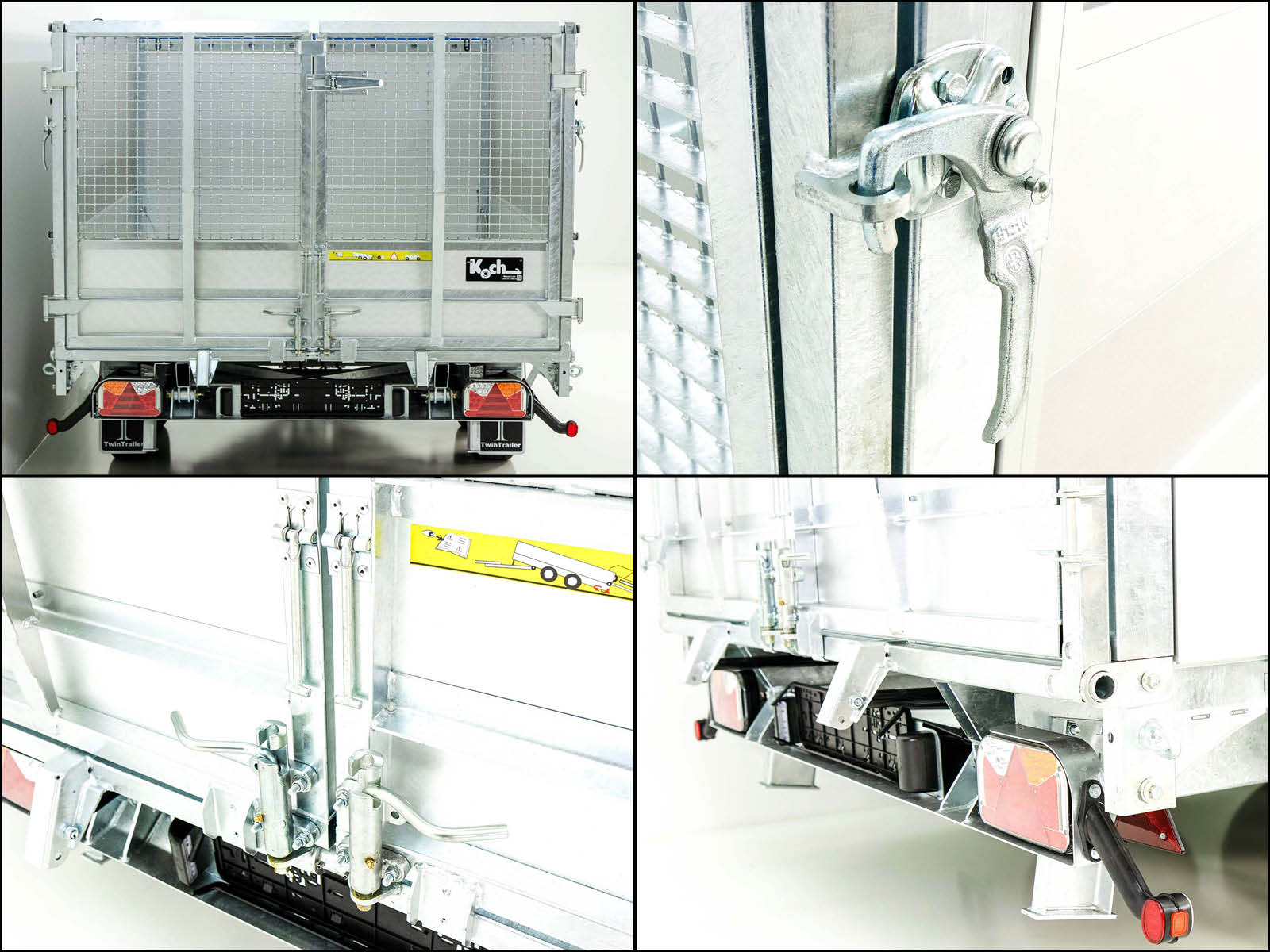 Twintrailer Multi-Heckkipper TT30-30 3,0t | 183x309x40/BWA80cm | Tandem | LED-Neu – Bild 4