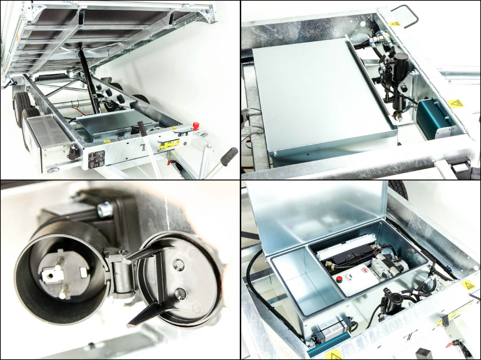 Twintrailer Multi-Heckkipper TT30-30 3,0t | 183x309x40/BWA80cm | Tandem | LED-Neu – Bild 5