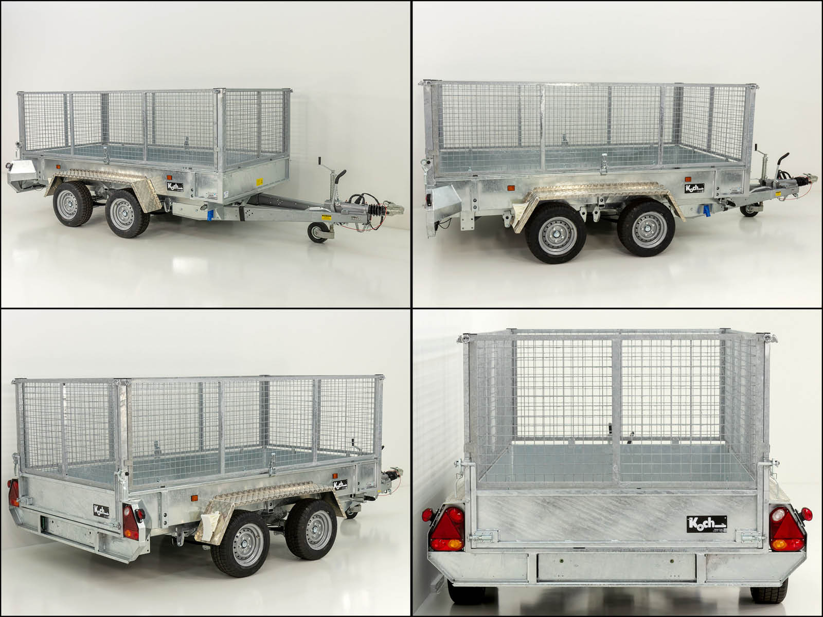 Variant Heckkipper 150x300cm 3,5t | E-Pumpe | Gitter 80 cm-Neu – Bild 2