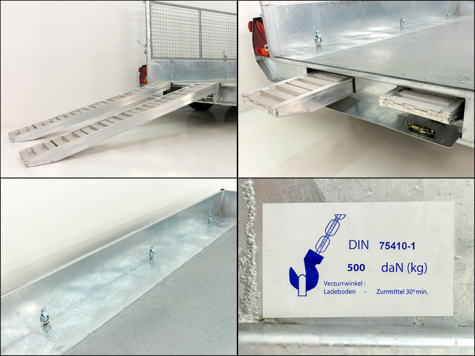 Variant Heckkipper 150x300cm 3,5t | E-Pumpe | Gitter 80 cm-Neu – Bild 3