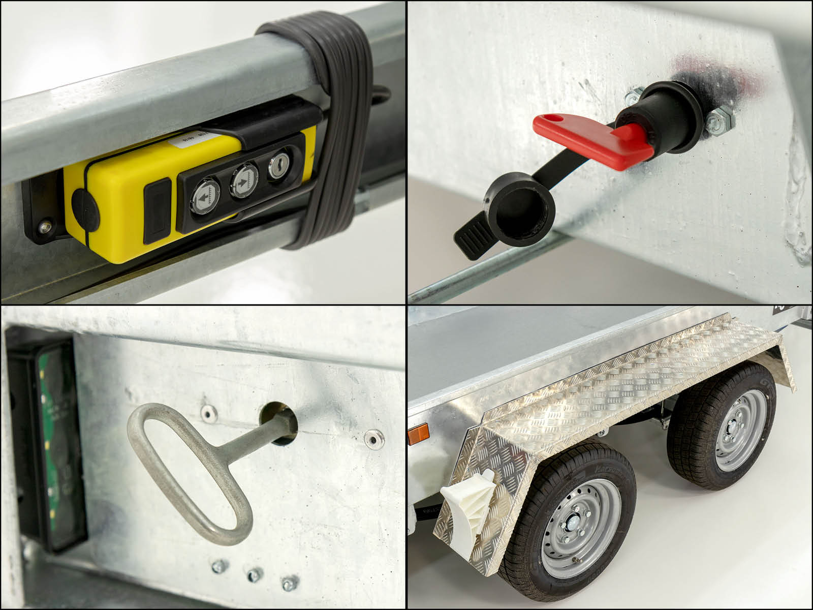 Variant Heckkipper 150x300cm 3,5t | E-Pumpe | Gitter 80 cm-Neu – Bild 5