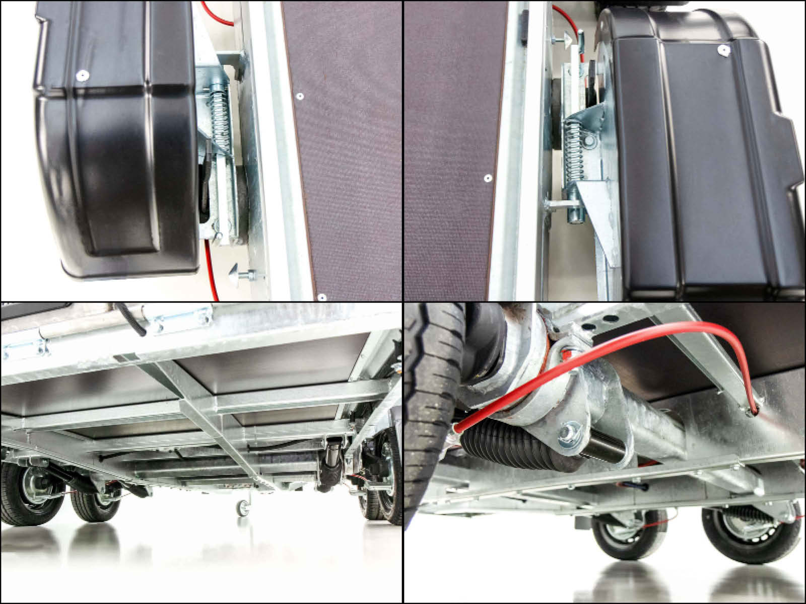 Vezeko Absenkanhänger Tandem 162x345cm 3,5t | E-Pumpe-Neu – Bild 3