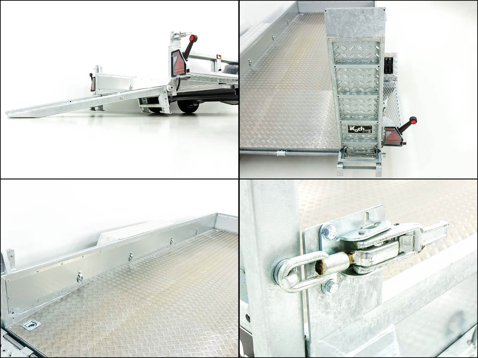 Variant Baumaschinenanhänger Maxi Load 180×400 3,5t | Einzelrampen | Aluboden | Beavertail-Neu – Bild 4