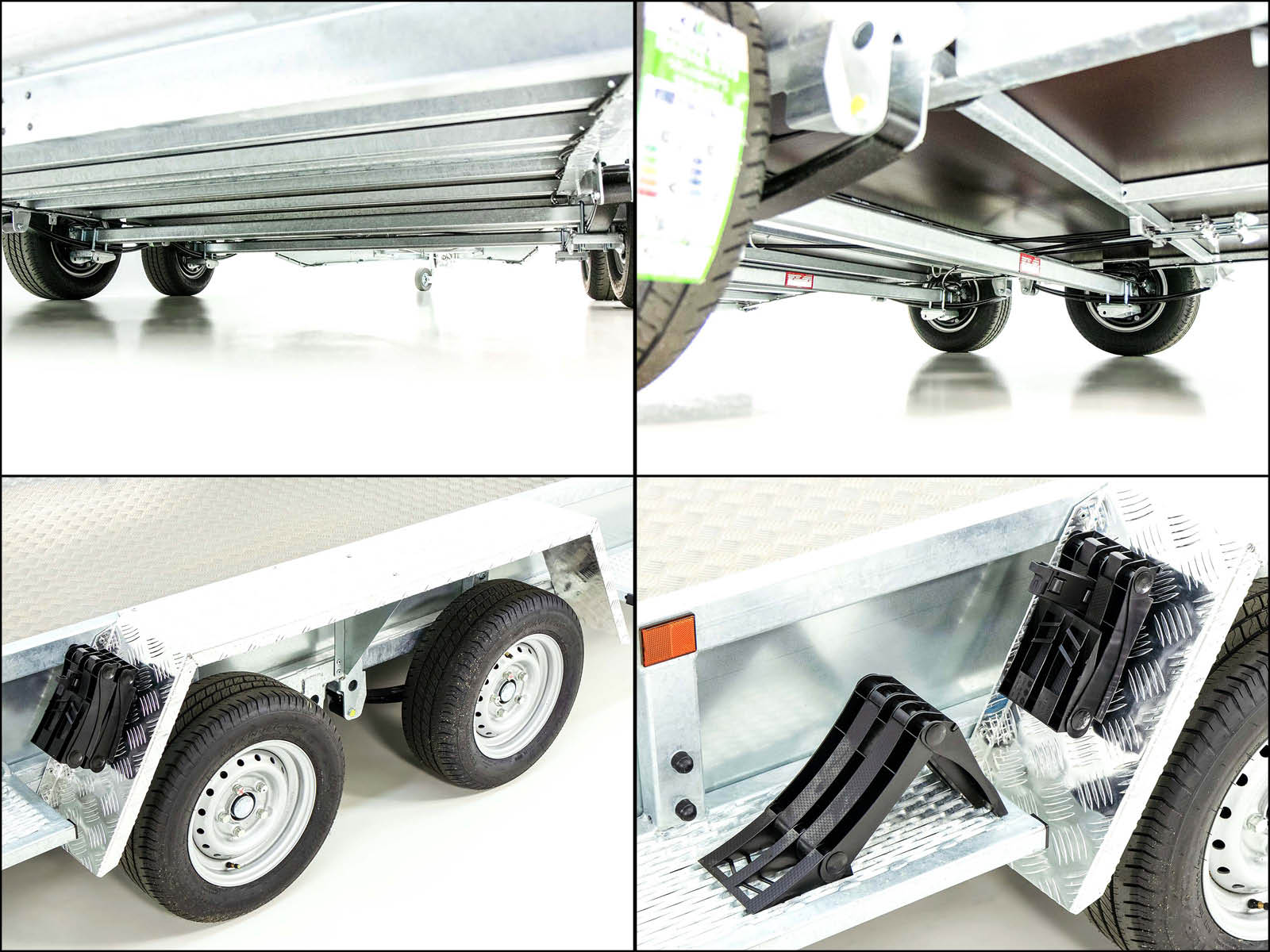 Variant Baumaschinenanhänger Maxi Load 180×400 3,5t | Einzelrampen | Aluboden | Beavertail-Neu – Bild 5