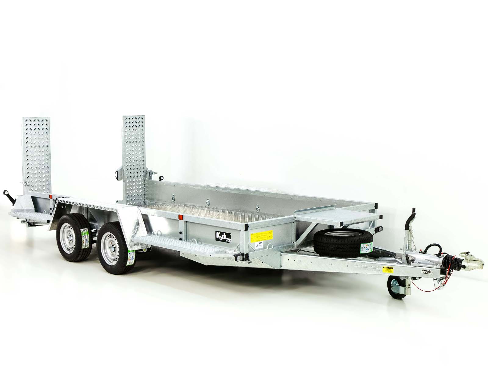 Variant Baumaschinenanhänger Maxi Load 180×400 3,5t | Einzelrampen | Aluboden | Beavertail-Neu