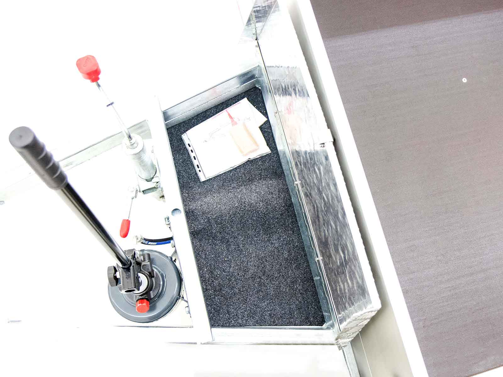 Vezeko Absenkanhänger 127x246cm 1,0t | Bordwandaufsatz-Neu – Bild 6