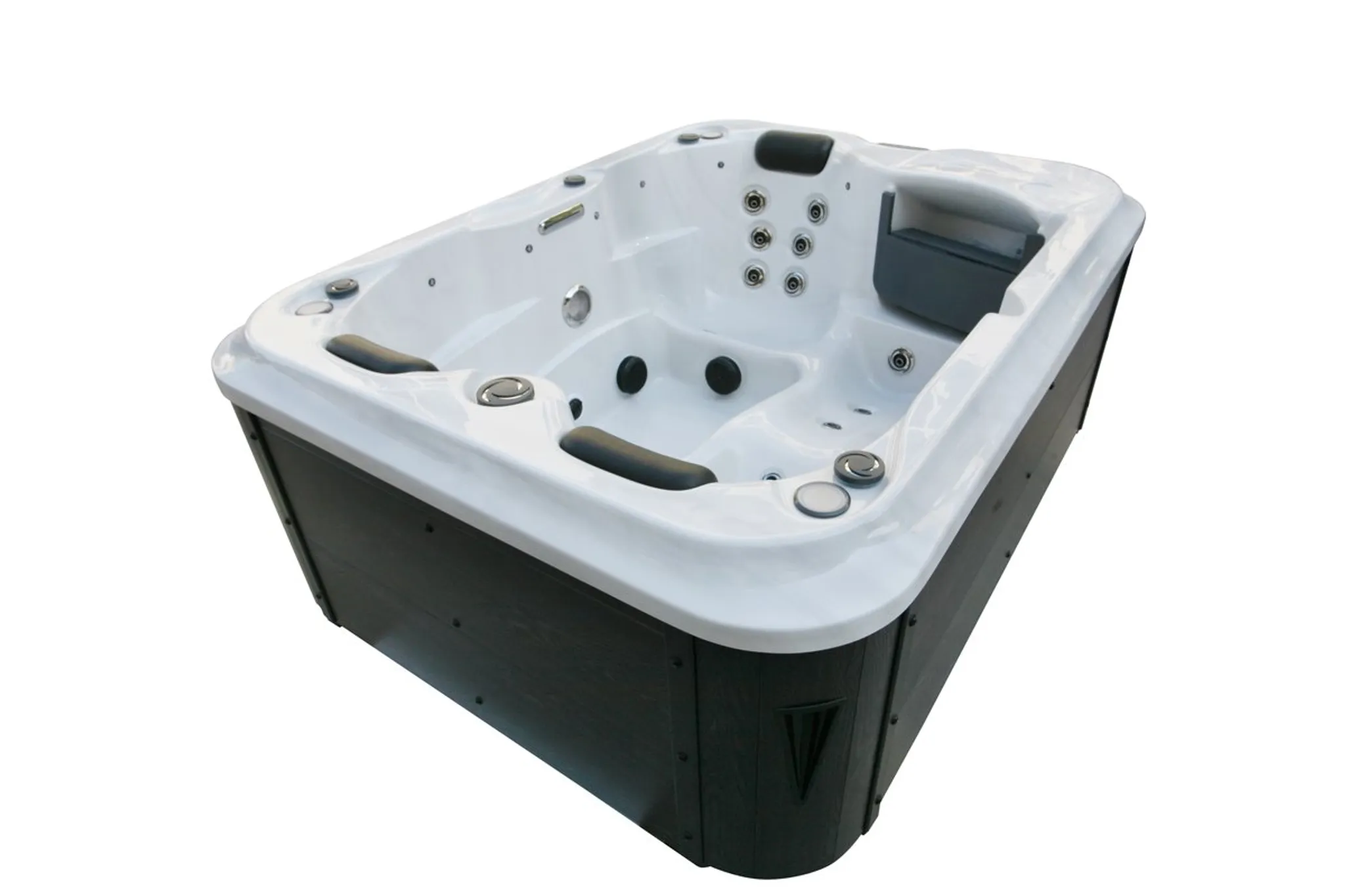 Outdoorwhirlpool FIJI Sterling Silver inkl. Abdeckung - 210 x 160 x 80cm – Bild 3