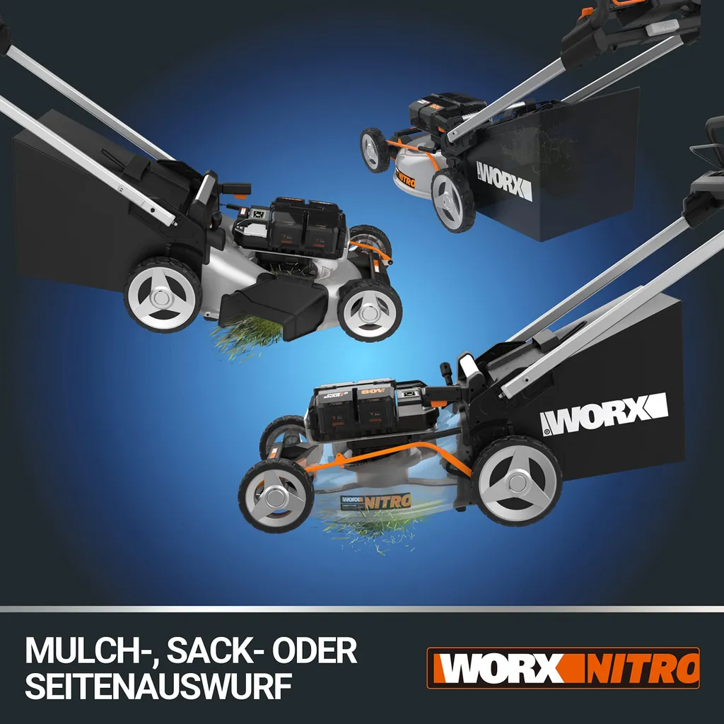 WORX WG761E Nitro Akku Rasenmäher 80V – Leistungsstark und Effizient – Bild 6