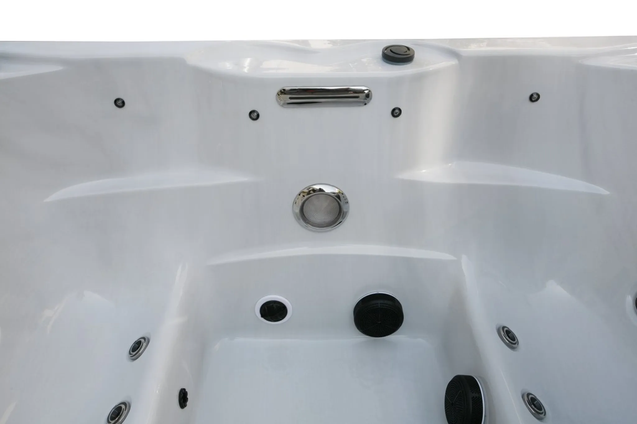 Outdoorwhirlpool FIJI Sterling Silver inkl. Abdeckung - 210 x 160 x 80cm – Bild 4