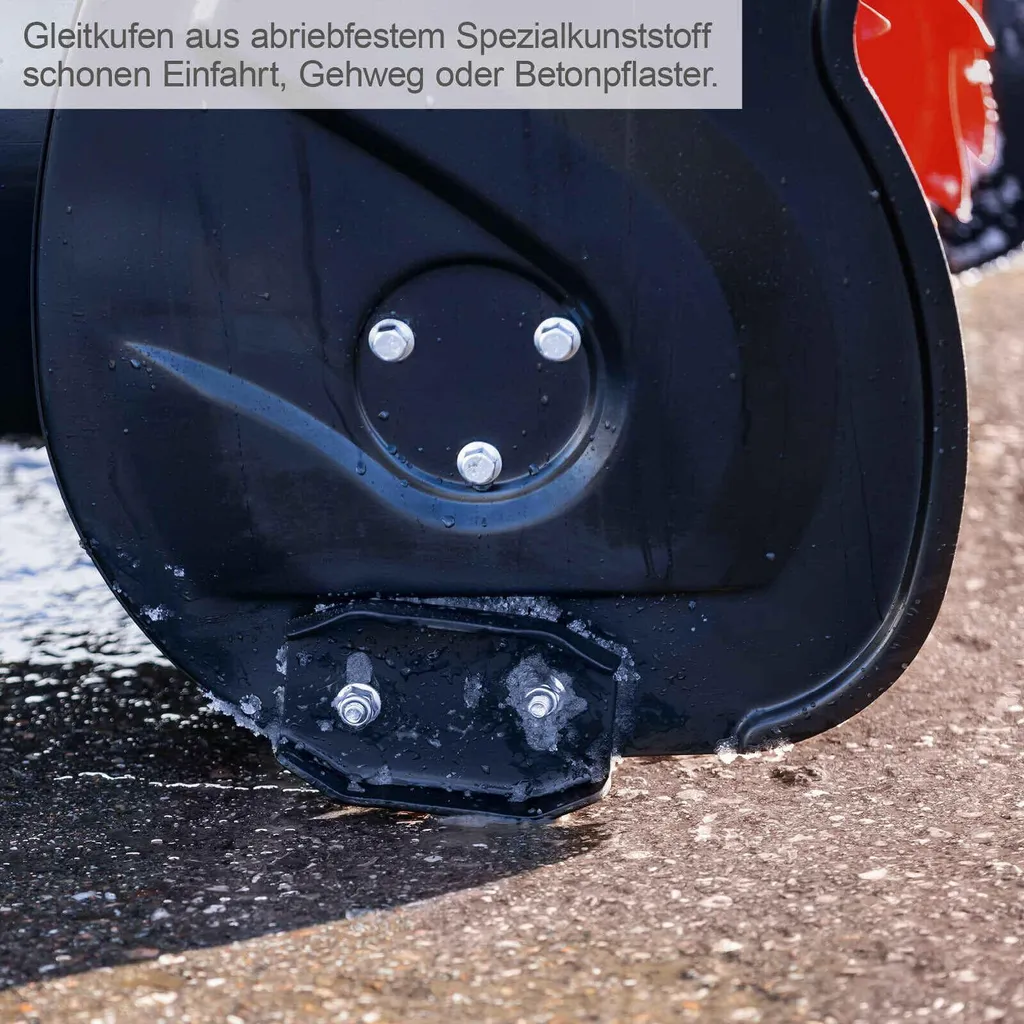 Scheppach Benzin-Schneefräse ST570 | 4-Takt-Benzinmotor mit 4,1 kW / 5,6 PS | 57cm Breite / 53,5 cm Höhe | 6 m Wurfweite | Radantrieb | 8 Gänge – Bild 9