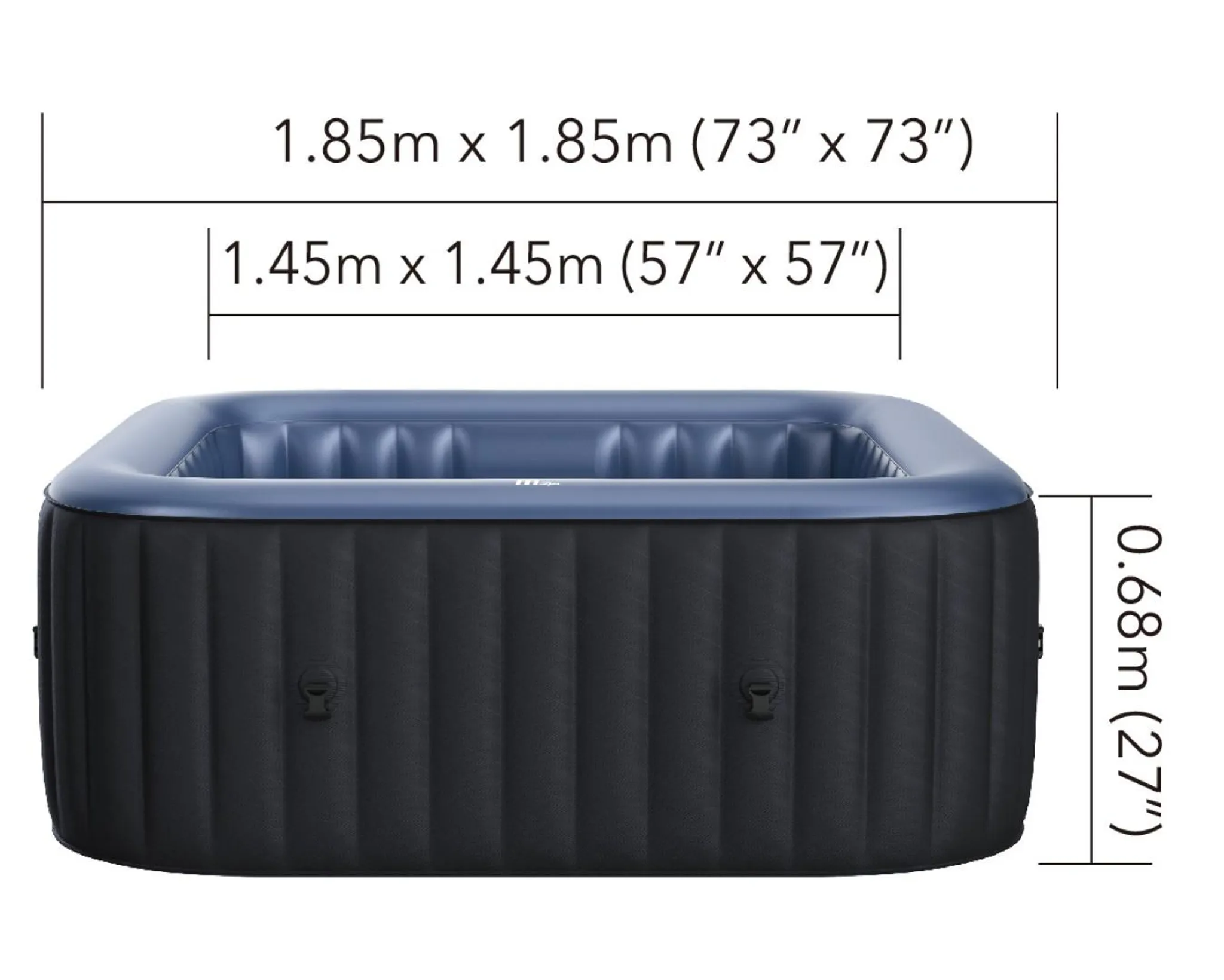 Mspa Whirlpool Tekapo, 185X185X68Cm – Bild 10