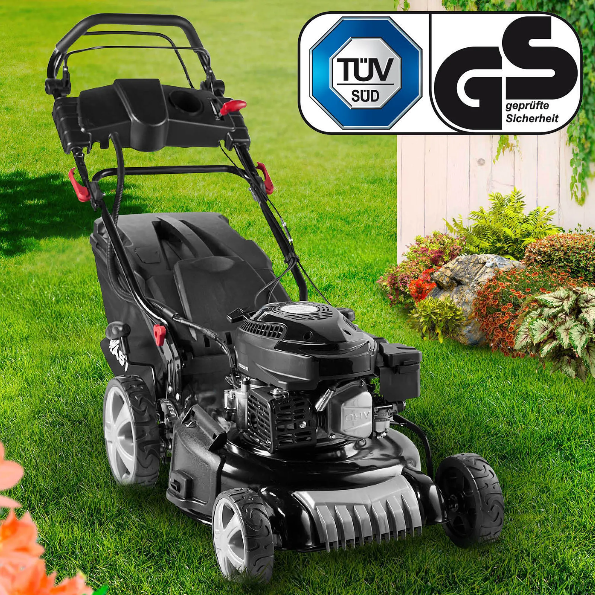 BRAST Benzin Rasenmäher 18170 ESTART