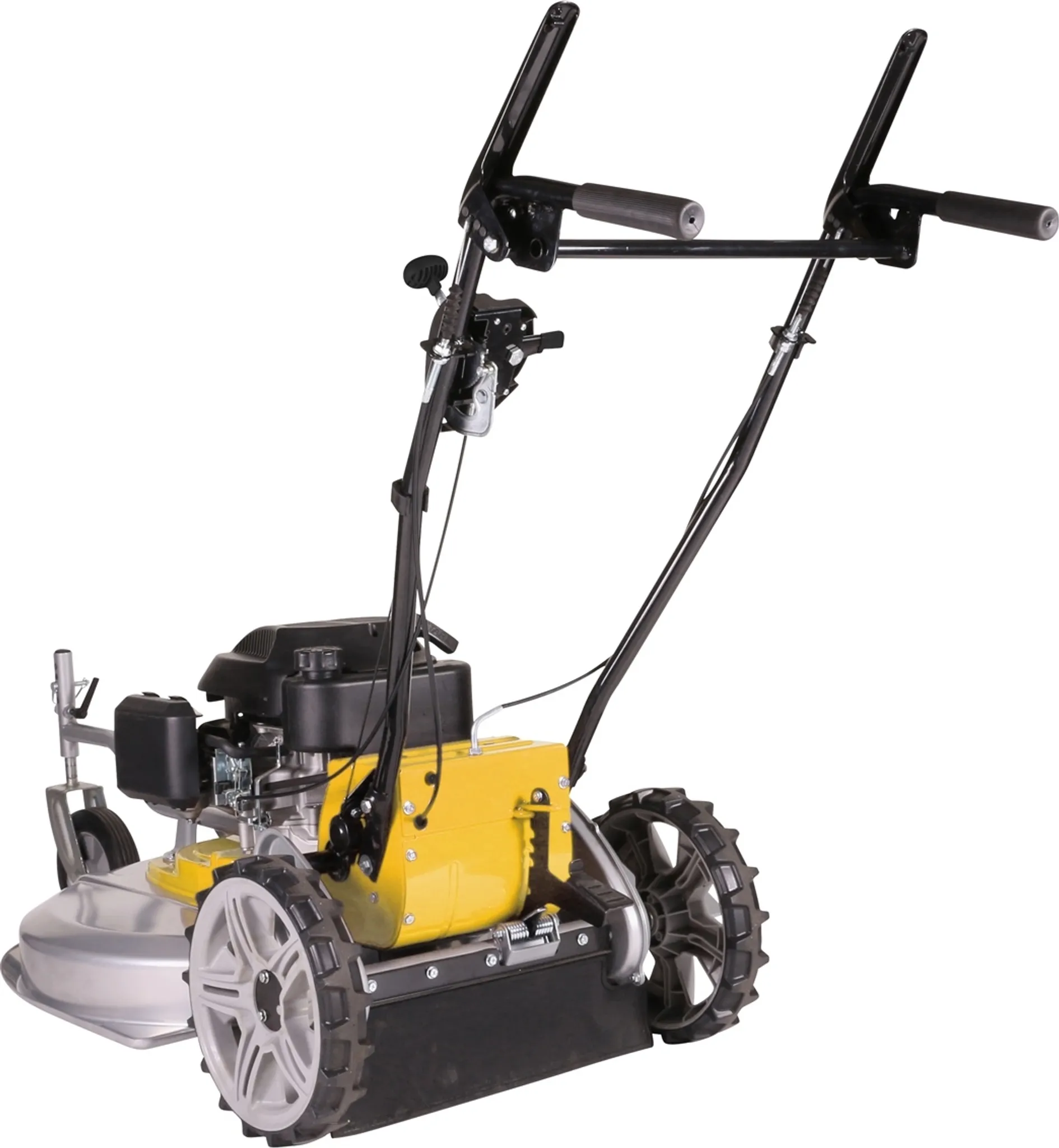 Texas Profi Wiesenmäher Hochgrasmäher Rasenmäher Benzin mit Antrieb Radantrieb Multi Cut 610 | 196cm³ | 4-Takt | 4,9PS | 61cm Schnittbreite – Bild 4