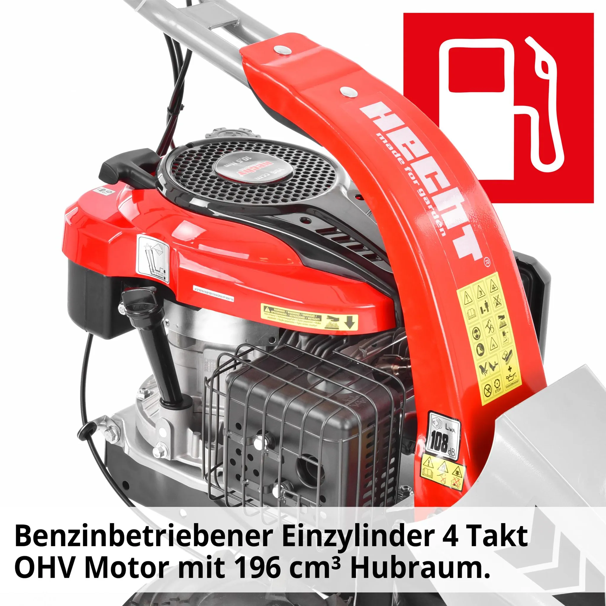 HECHT 587 Balkenmäher | mit Antrieb | 87 cm Schnittbreite | 4,9 PS | 196 cm³ | Stufenlose Schnitthöhenverstellung – Bild 5