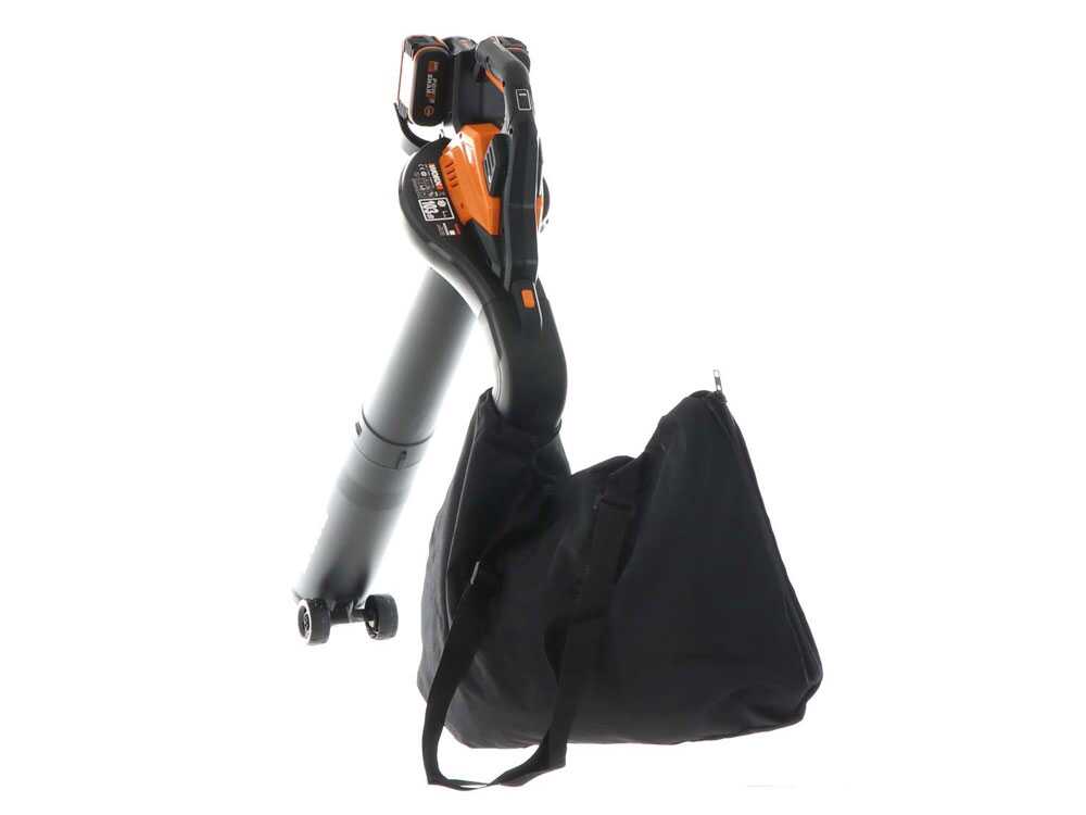 3-in-1- Akku-Laubbläser und -sauger WORX WG583E - 2 x 20-V-Akkus - 4Ah – Bild 4