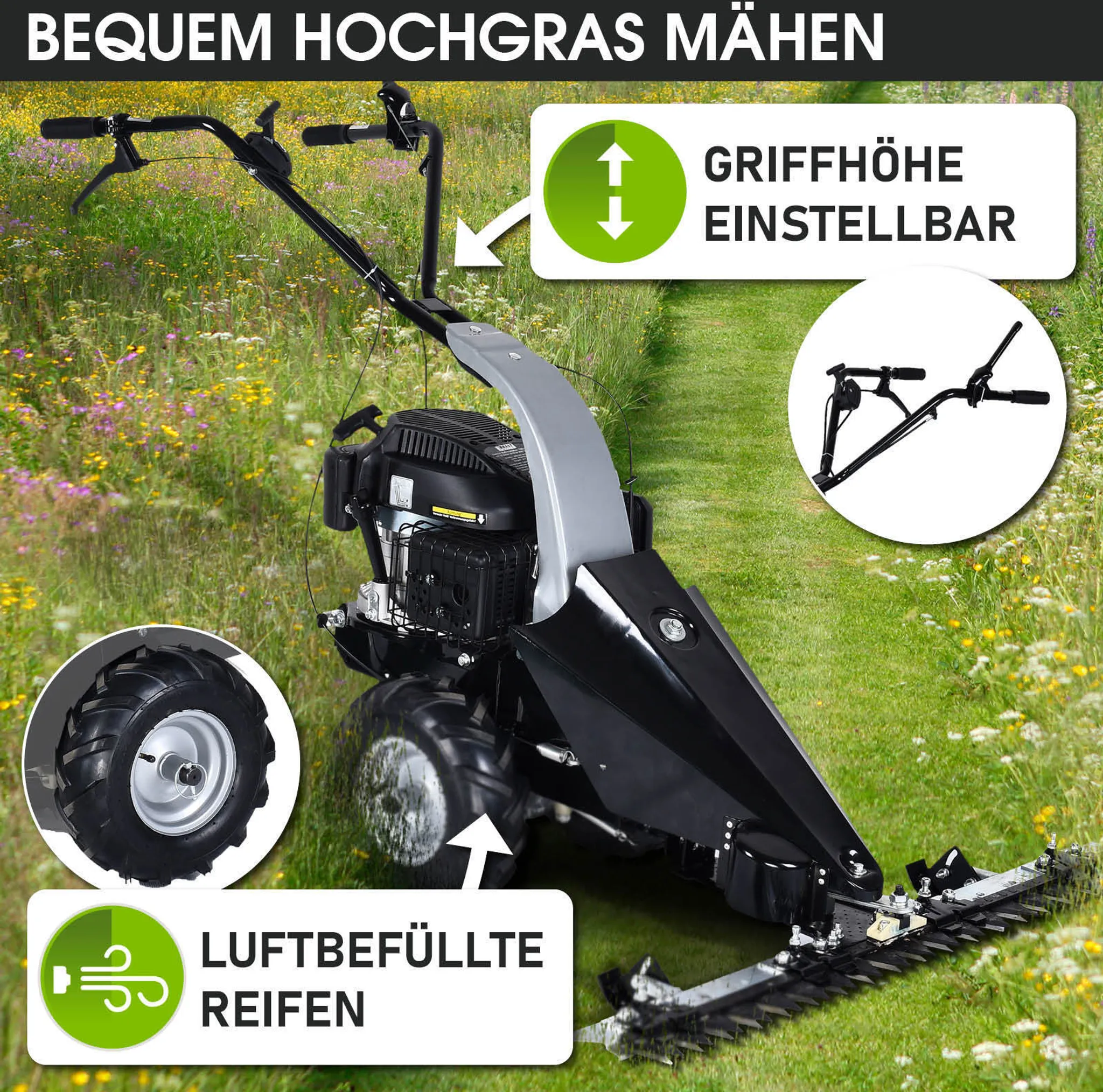 BRAST Benzin Balkenmäher 38200 – Bild 6