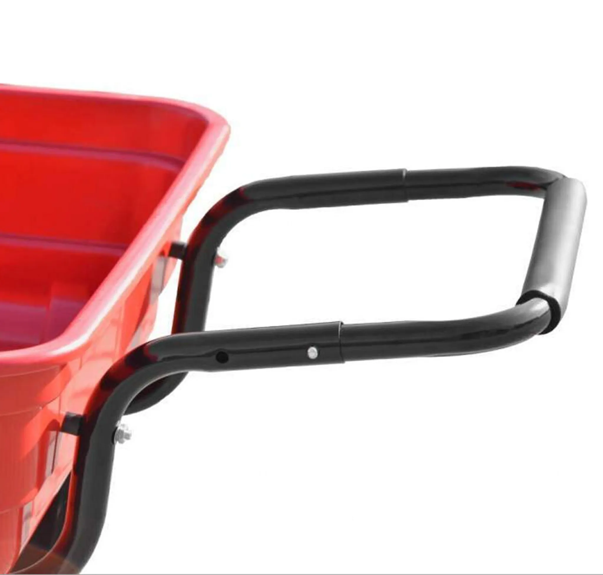 HECHT 53080 Anhänger | mit Kippfunktion | 300 kg | Tragkraft | 360°-Bugrad | Rasentraktor kompatibel – Bild 3