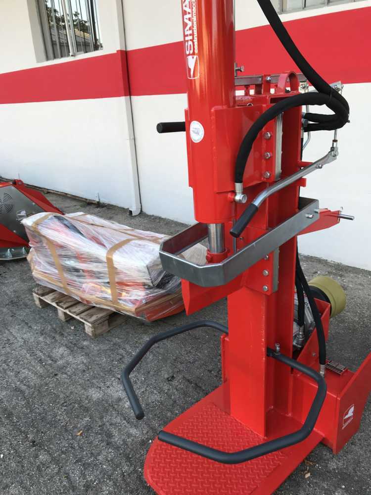 35 T Simatech - Stehender Hydraulik-Holzspalter für Traktor, Kolbenhub 800 – Bild 3