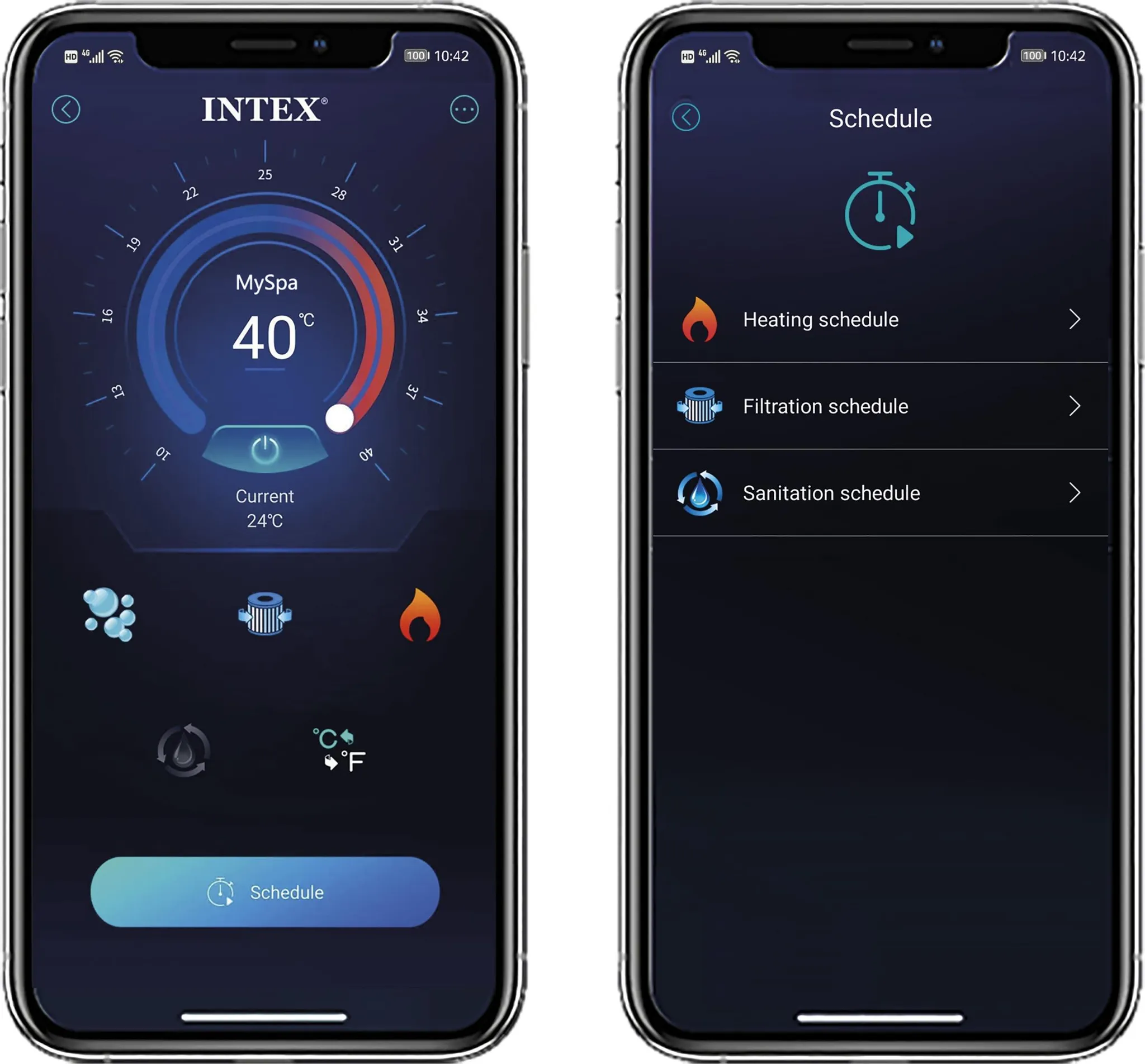 Intex Pure Spa Greystone Deluxe - Bubble Spa für 4 Personen – Bild 5