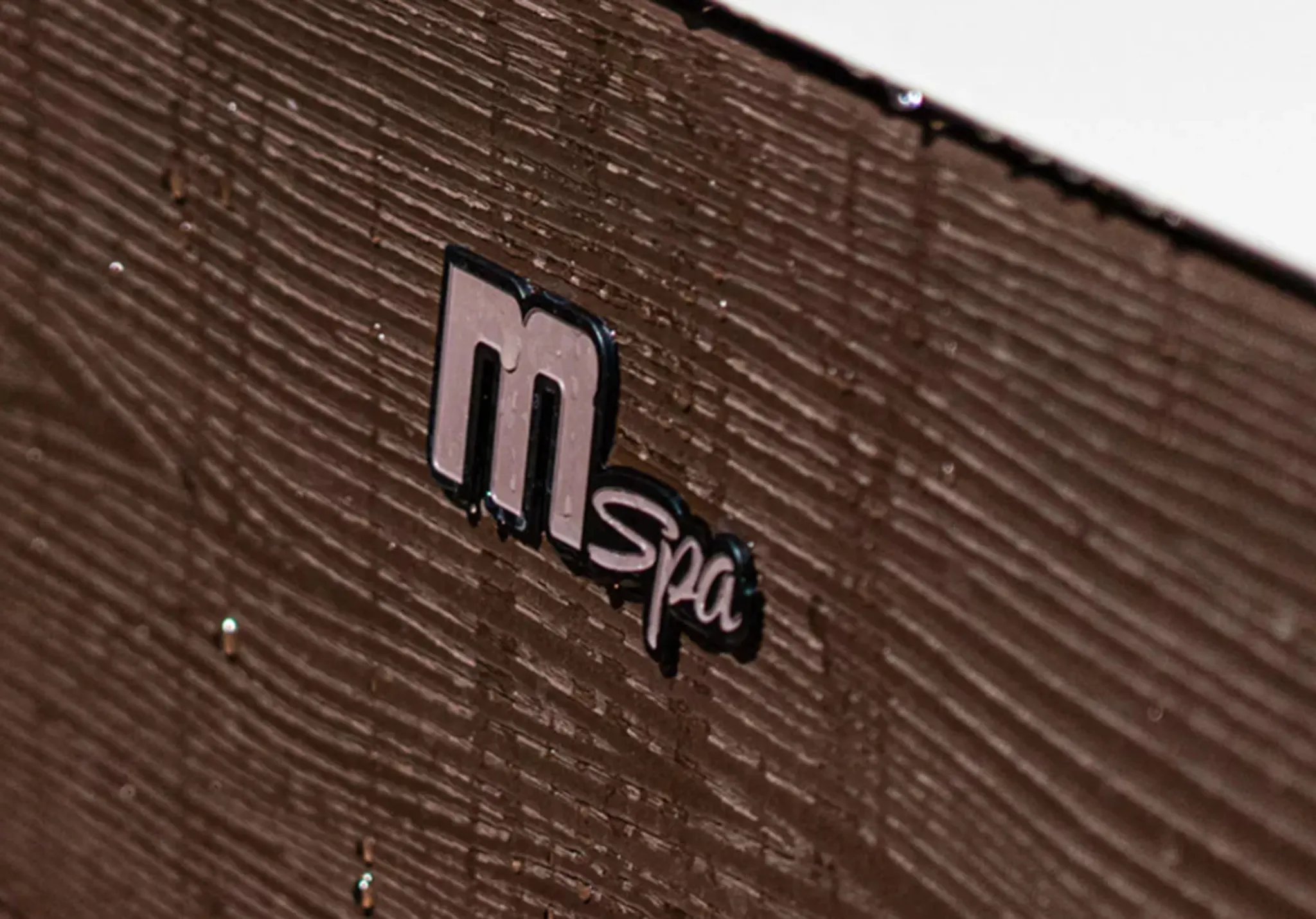 MSpa Whirlpool XXL neustes Modell Frame TRIBECA 2026 + MSPA App - UVC - Holz-Optik - Kombi Outdoor Pool - OZON - KEIN Starkstrom - winterfest - 6Pers. – Bild 5