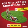 HECHT 553 SW Rasenmäher Benzin | mit Antrieb | 51 cm Schnittbreite | 5in1 | 6PS | 60L Grasfangkorb – Bild 5