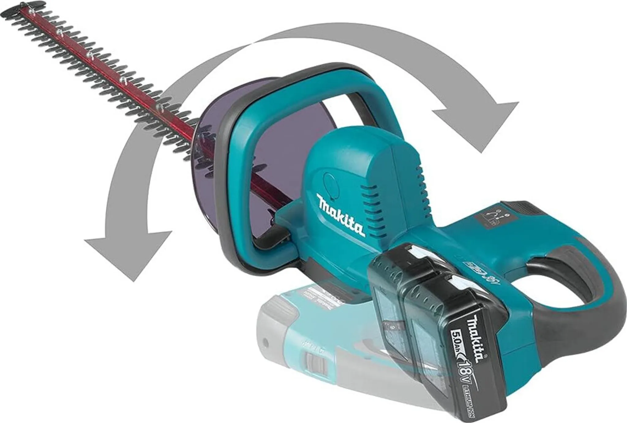 Makita DUH651Z Akku-Heckenschere – Bild 9